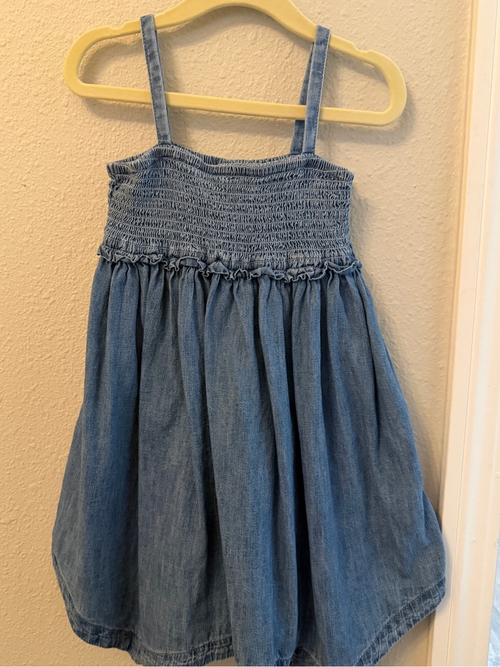 babyGAP Toddler Blue Denim Smocked Sundress with Straps - 3T